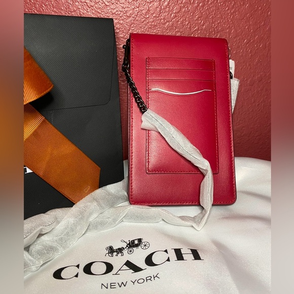 Coach Snap Phone Crossbody In Signature Canvas - Picture 6 of 12